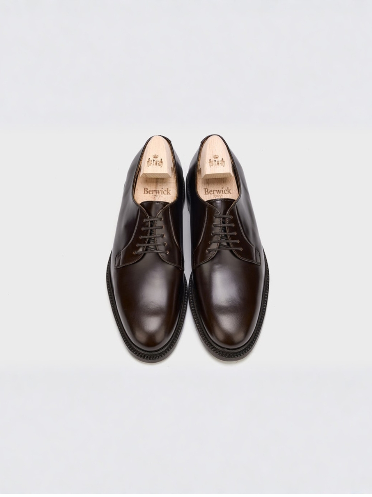 H184 Dark Brown Soft Calf Blucher