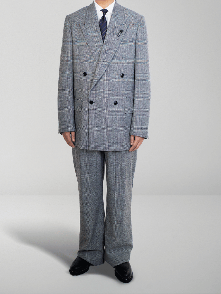 Miami Glencheck Double-Breasted Suit