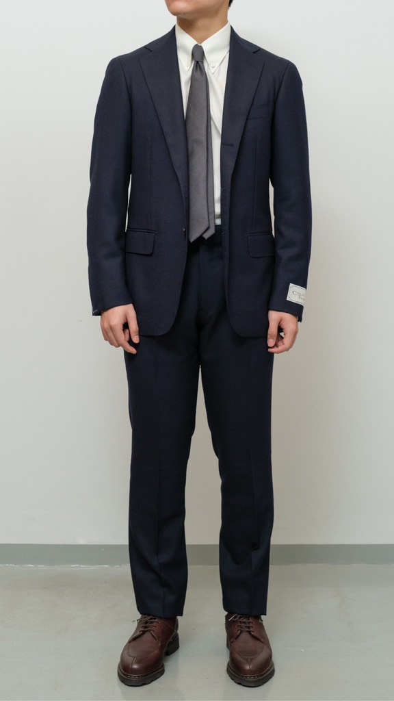 Dark Navy Calm Twist Suit 06X