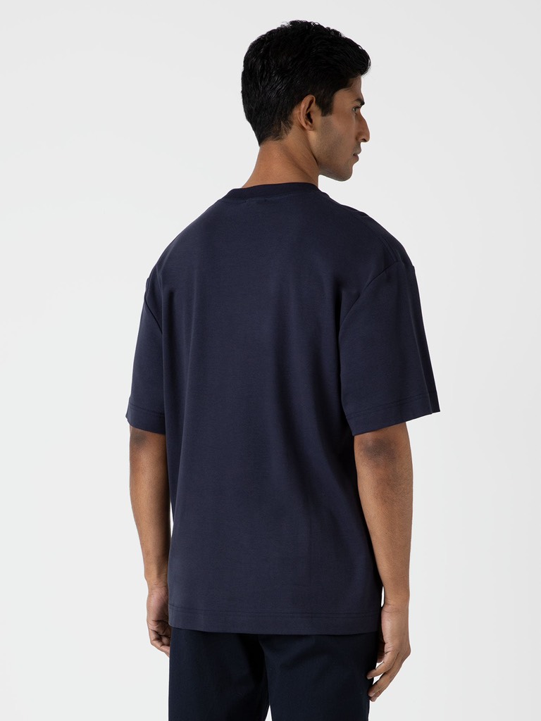 Heavy Weight Oversized T Shirt in Navy