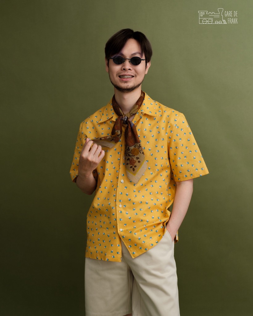 04 Ernest Shirt _ Yellow Fun Umbrella