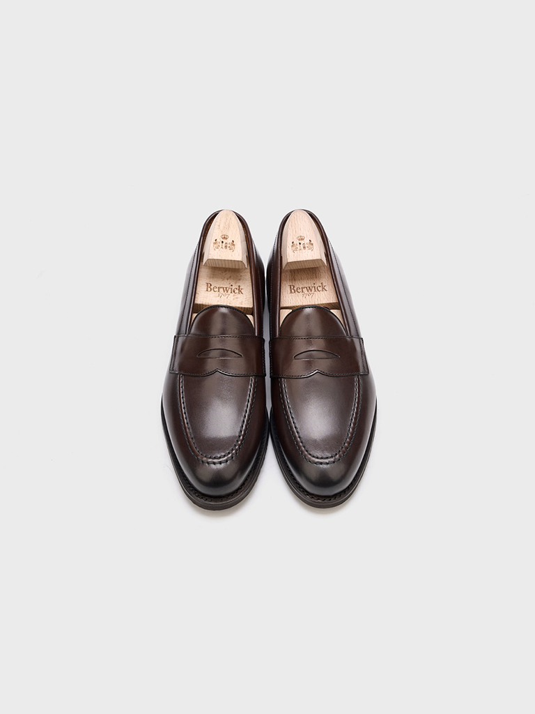 H8 Dark Brown Soft Calf Penny Loafer