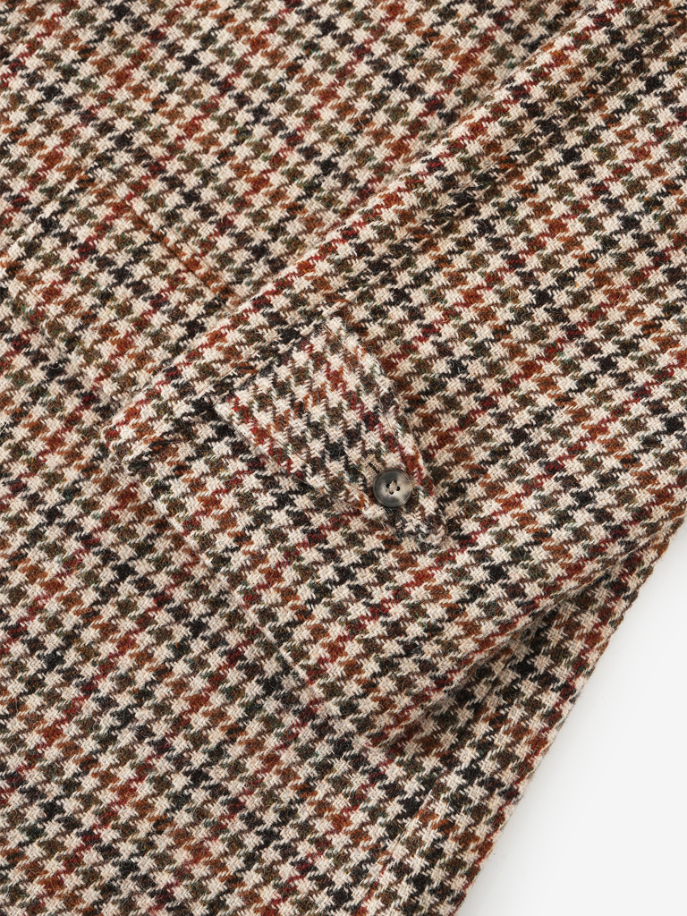 Parisian Raglan Coat in Harris Tweed Wool