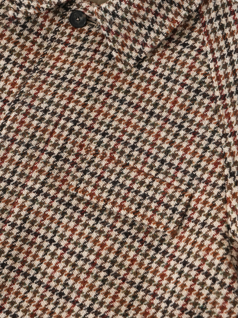 Parisian Raglan Coat in Harris Tweed Wool