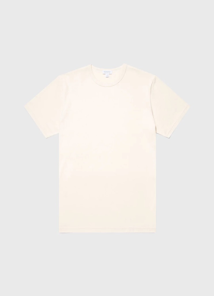 SS Crew Neck T Shirt in Undyed