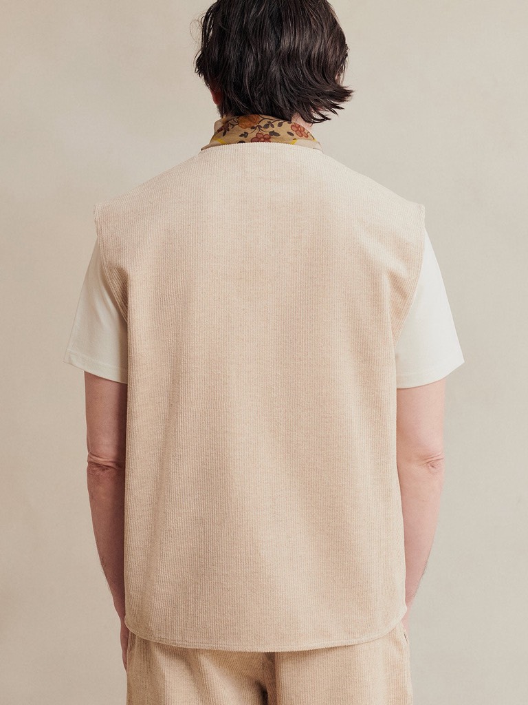 Camargue Vest In Undyed