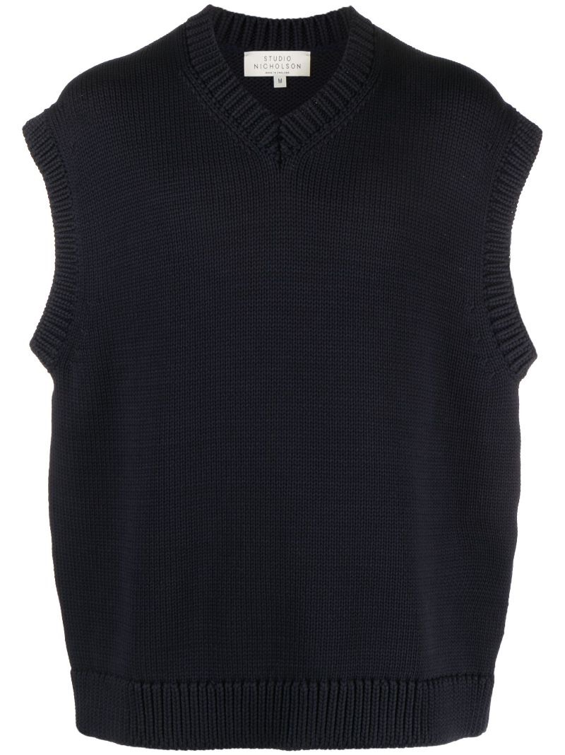 Spun Vest In Dark Navy