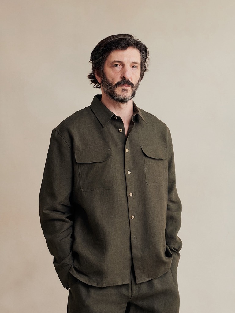 Two Pocket Overshirt In Arabica