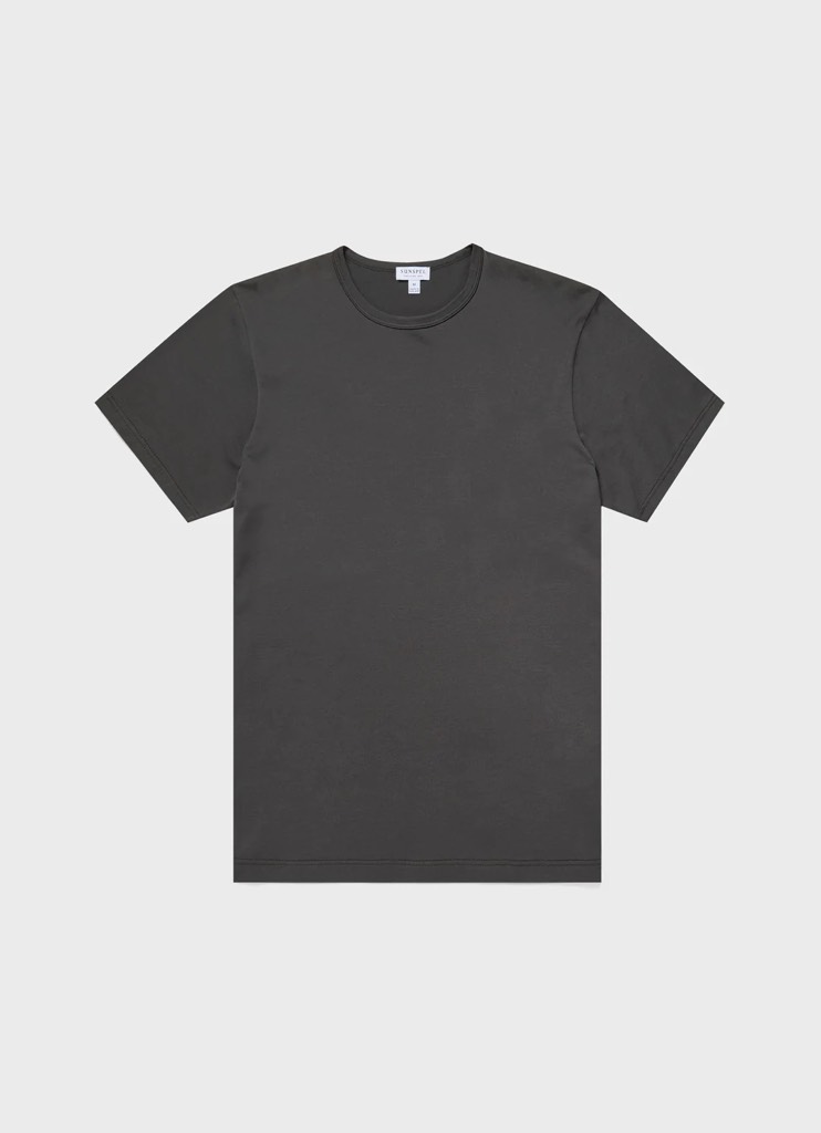 Áo thun SS Crew Neck T Shirt In Charcoal