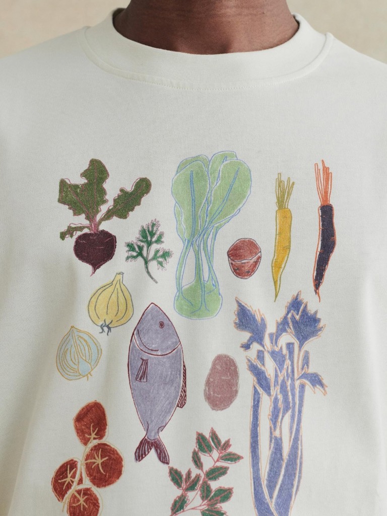 Tunisian Recipe Heavy Cotton Jersey Printed T-Shirt