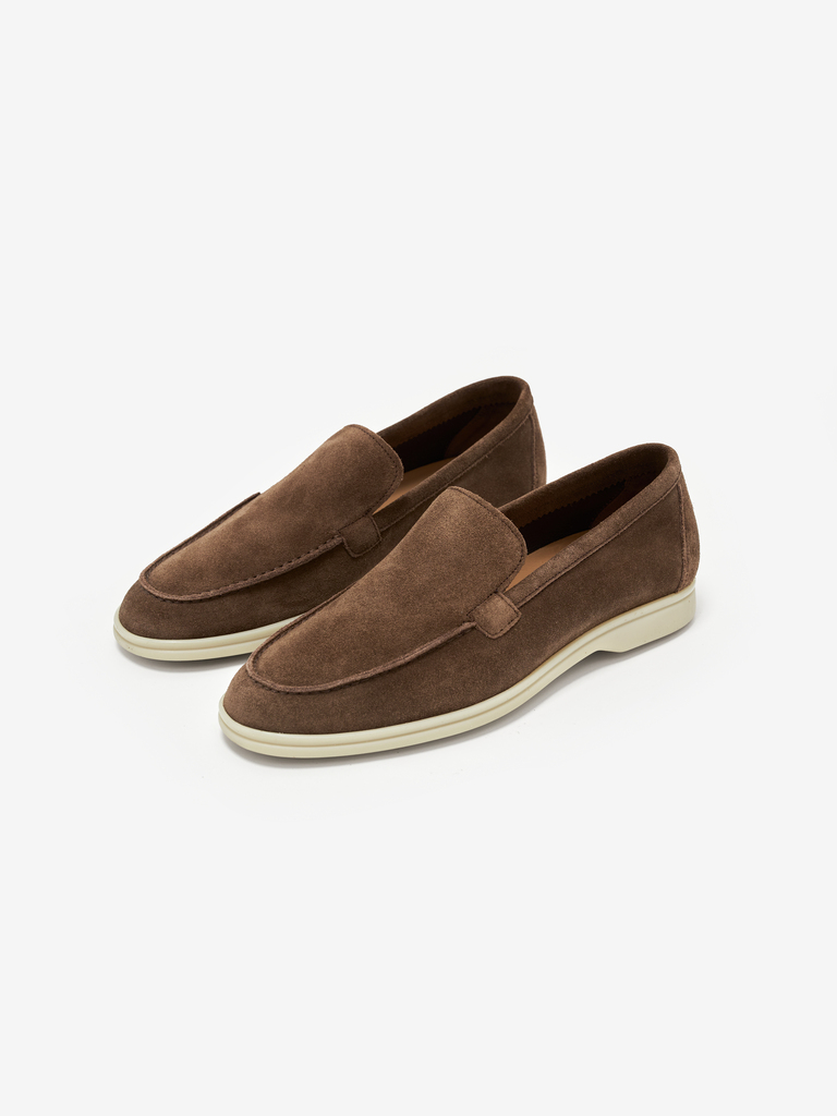 H282 Hazelnut Brown Suede Slip-on