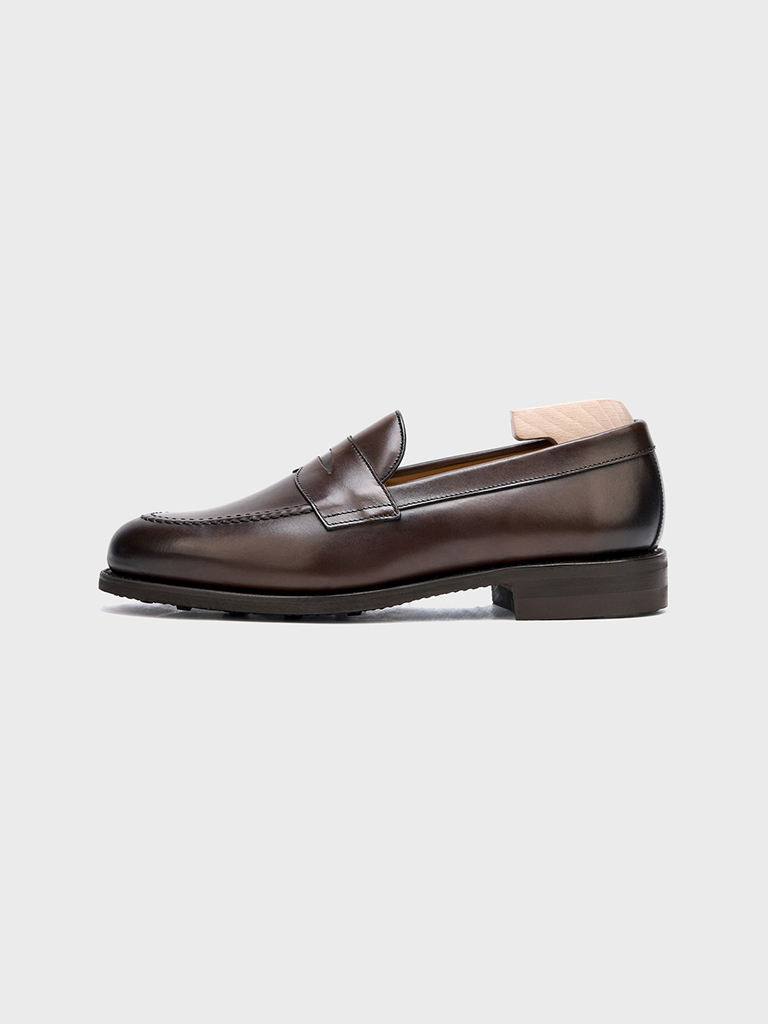 H8 Dark Brown Soft Calf Penny Loafer