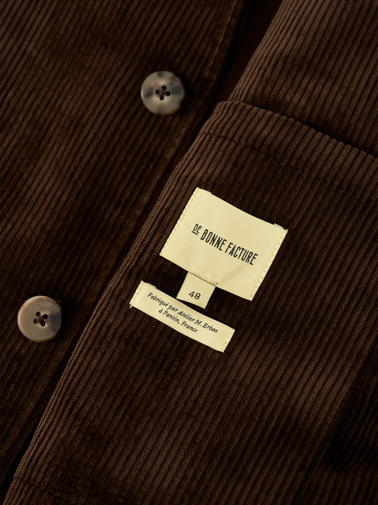 Brown Wide Wale Corduroy Métier Jacket