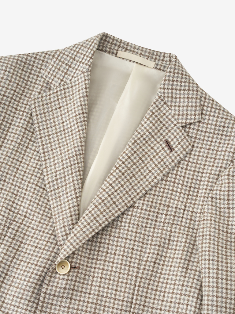 Aida Guncheck Summer Tweed Sport Jacket