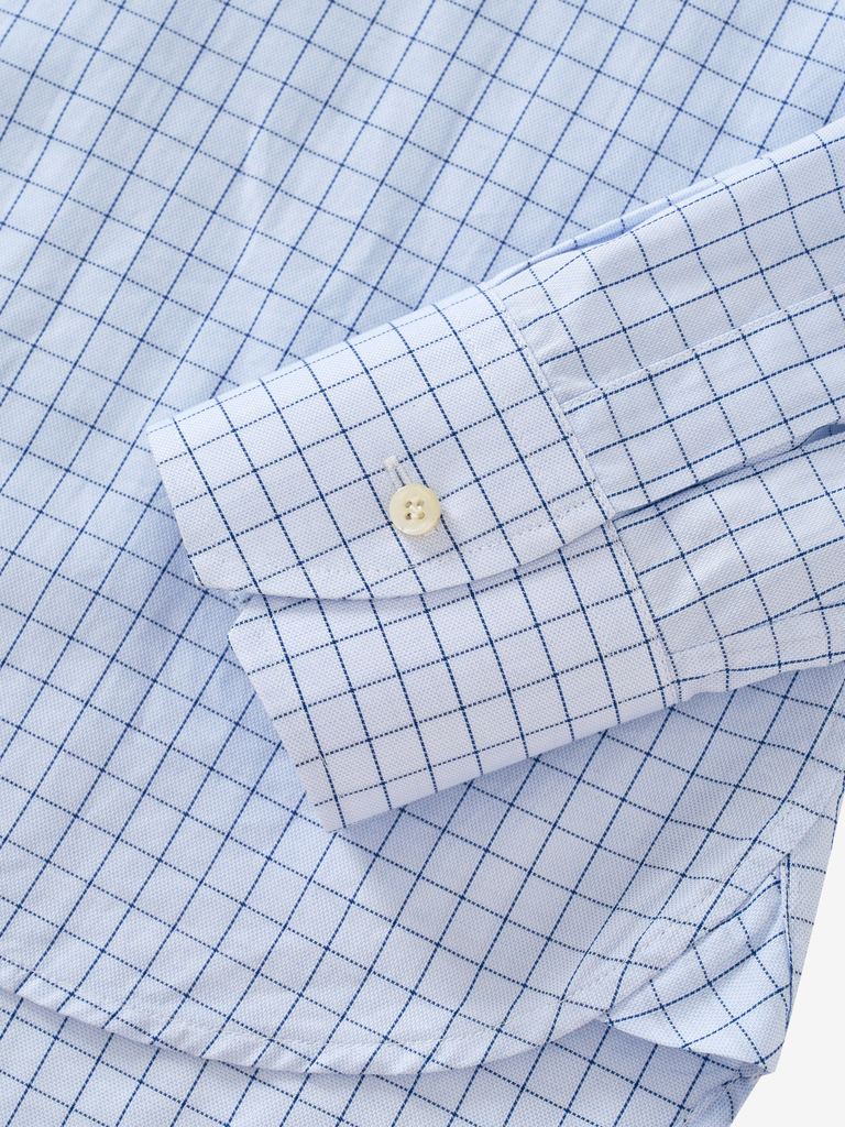 03 Frank Shirt in Navy Window Pane