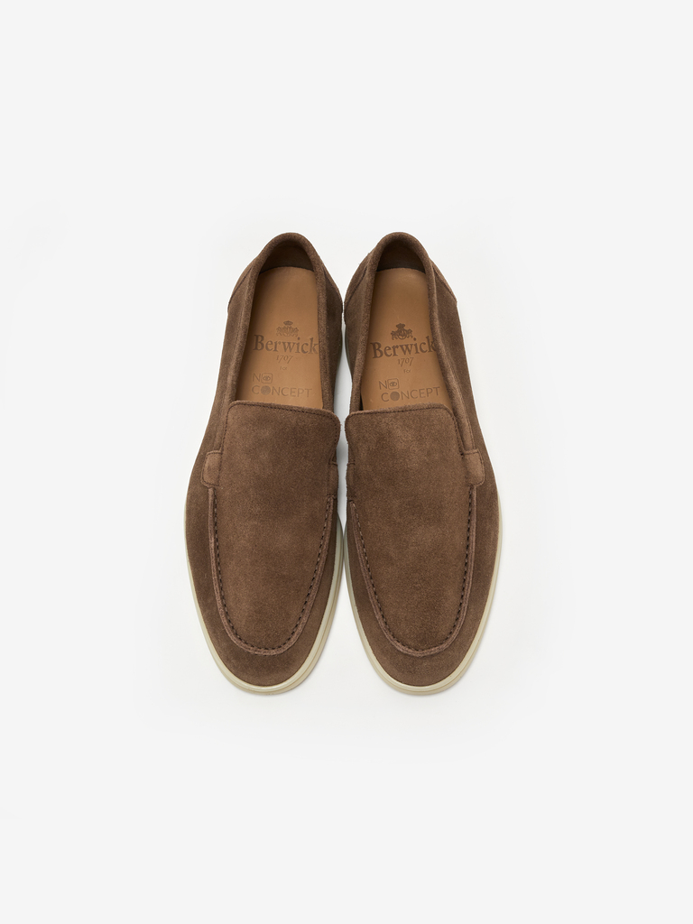 H282 Hazelnut Brown Suede Slip-on