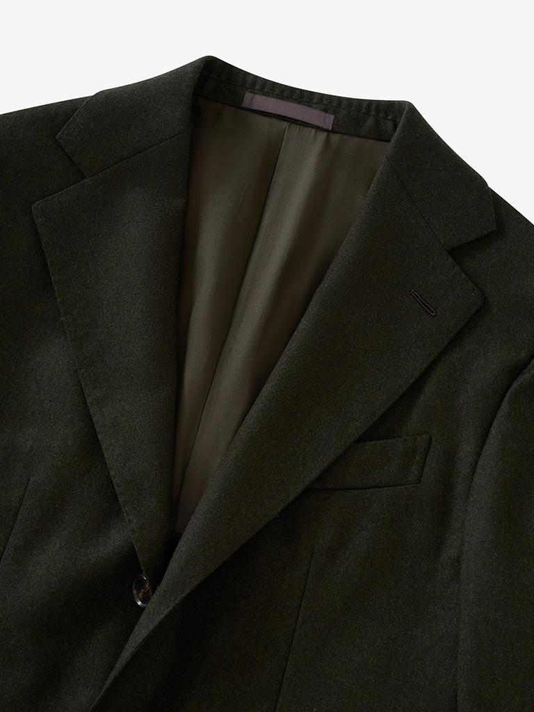 Aida Hunter Green Flannel Sport Jacket