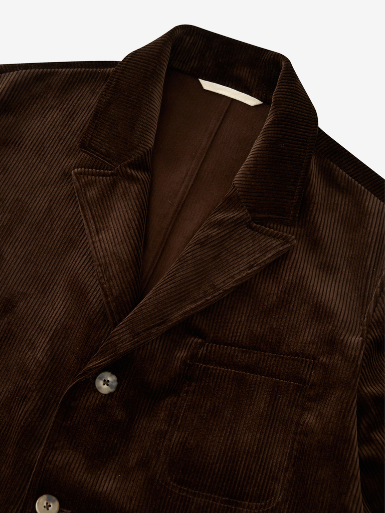 Brown Wide Wale Corduroy Métier Jacket