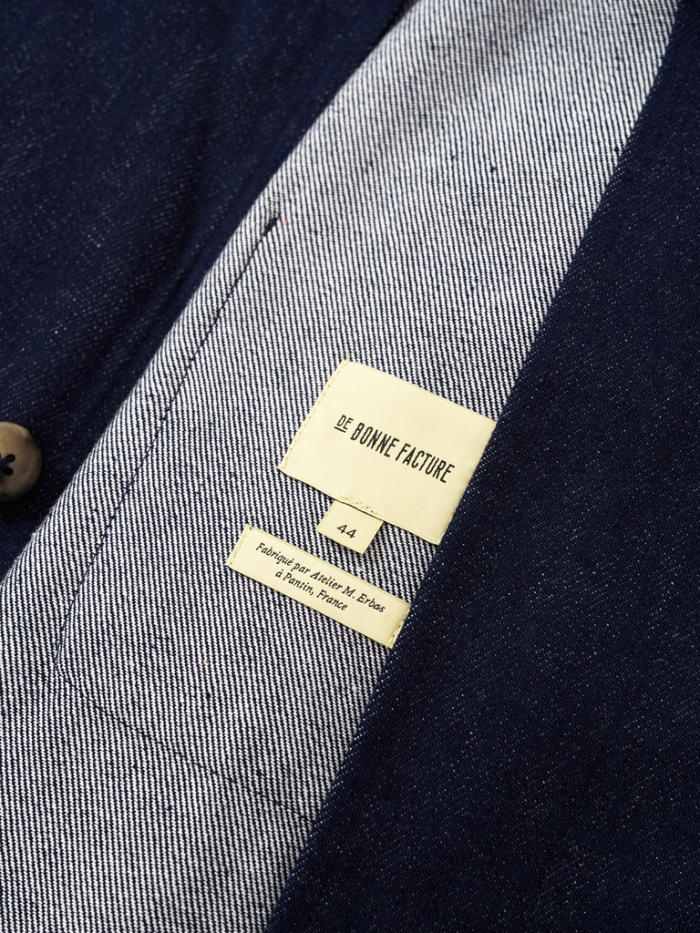 Indigo French Cotton Denim Traveler Jacket