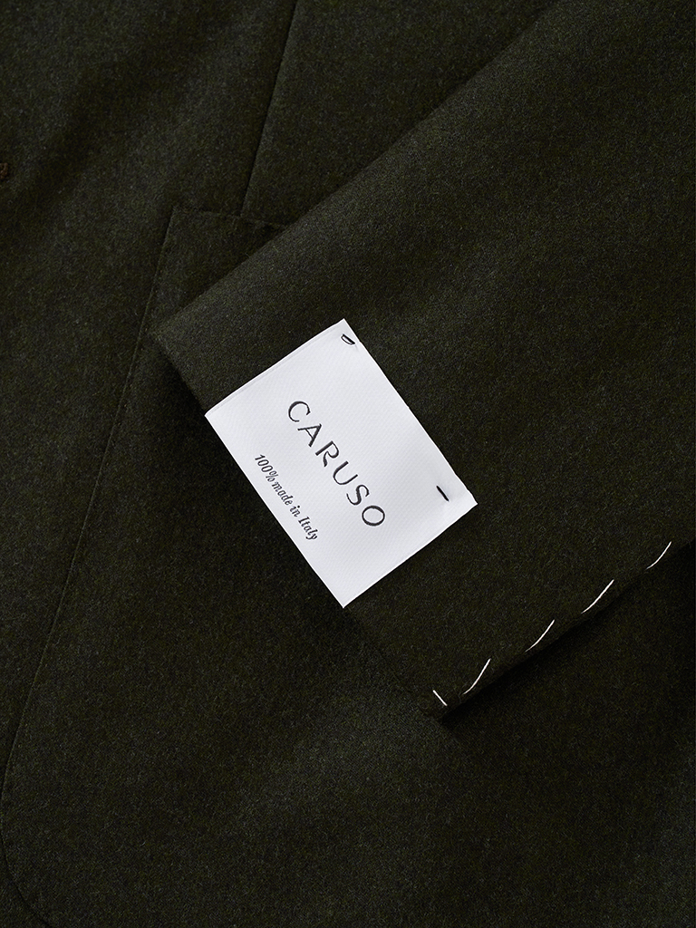 Aida Hunter Green Flannel Sport Jacket