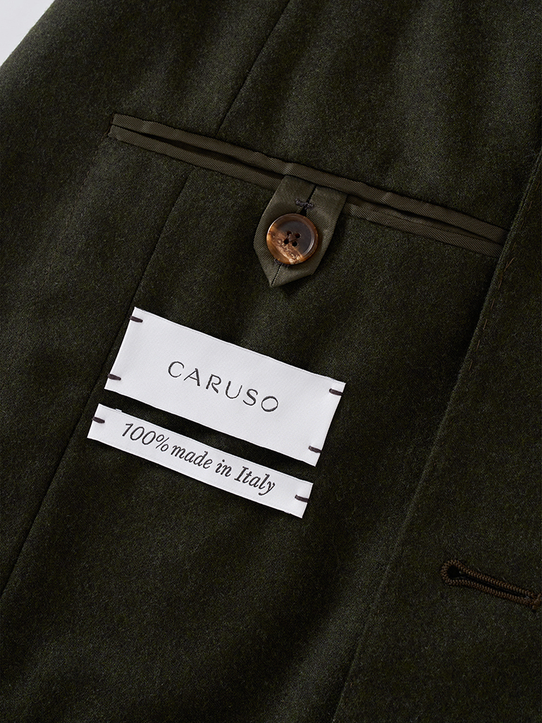 Aida Hunter Green Flannel Sport Jacket