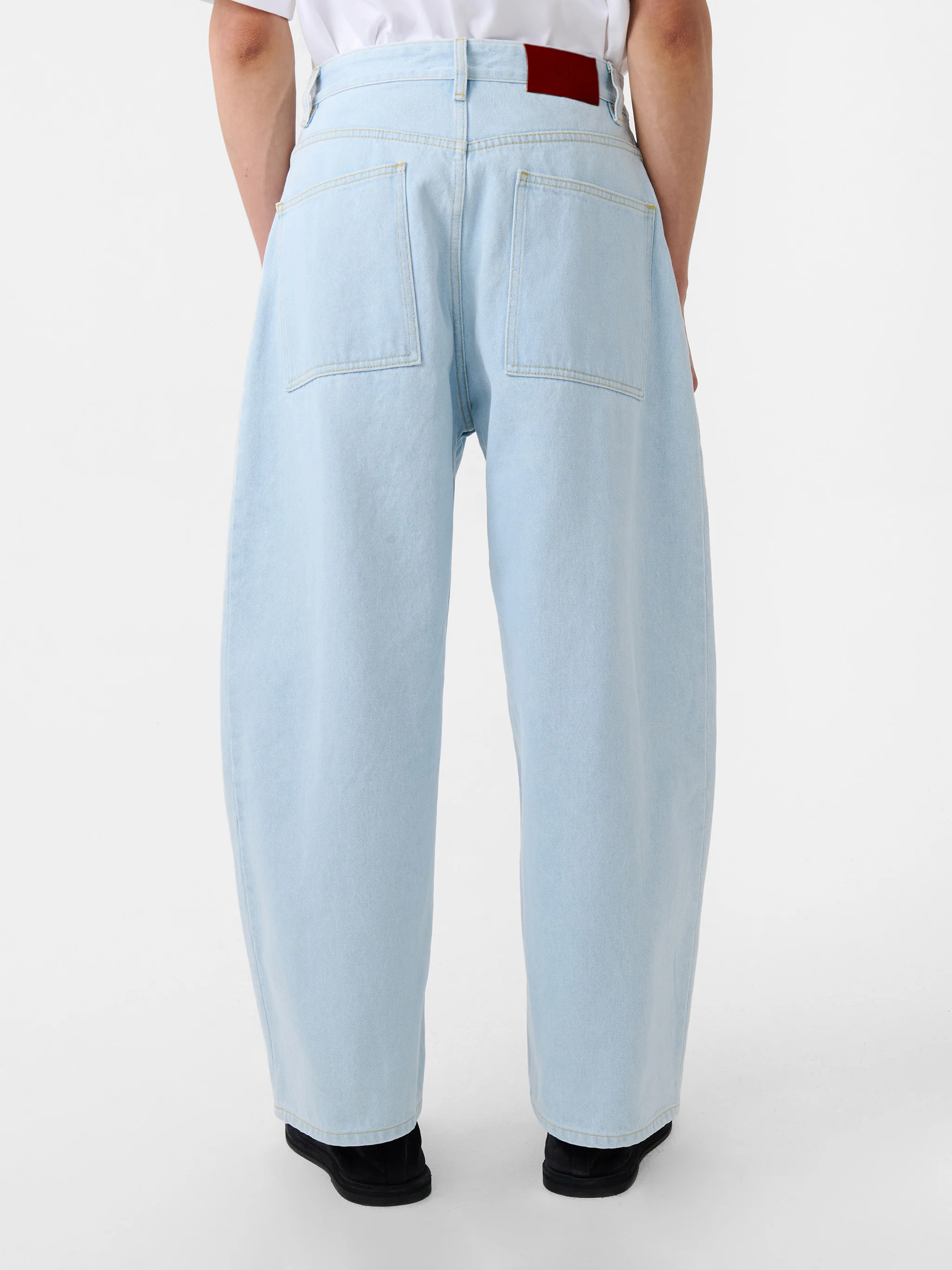 Bleached Wash Denim Paolo Jean Pants