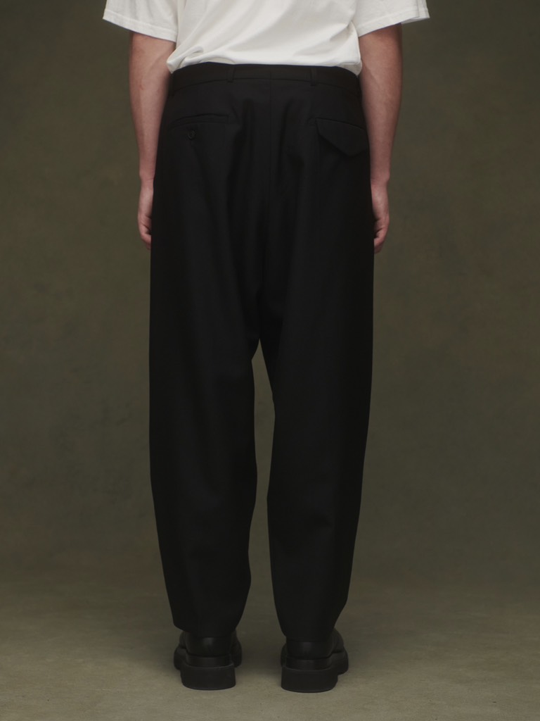 Quần 2 Pleated Pants In Wool Twill