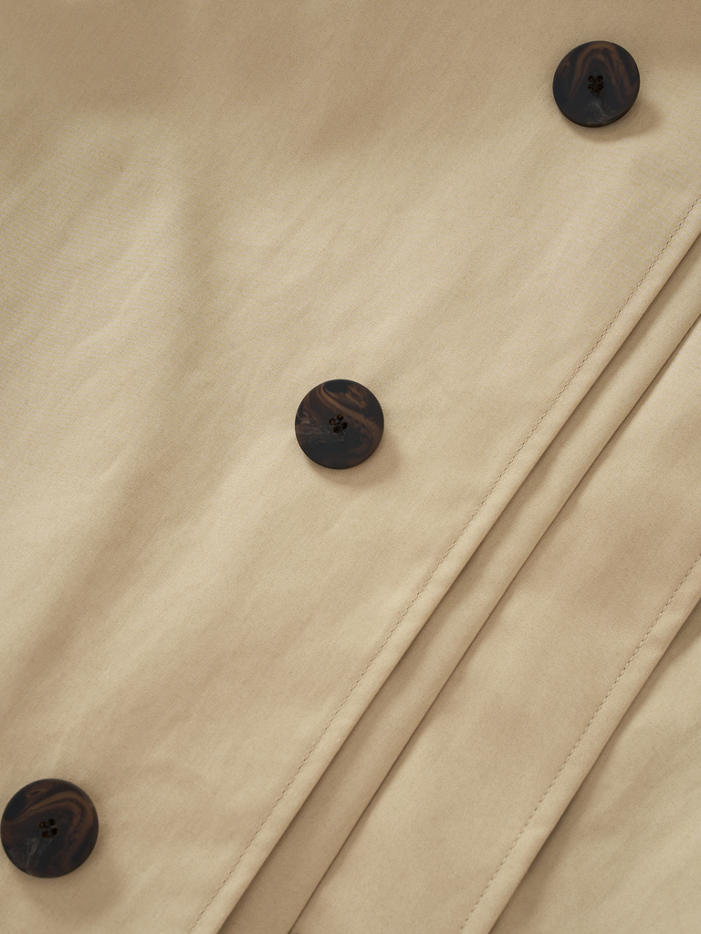 Ledro Trench Coat in Sand