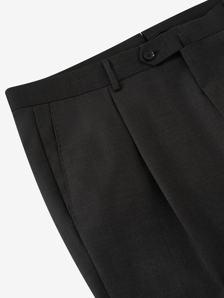 Norma Peak Lapel Grey Super 130's Wool Suit