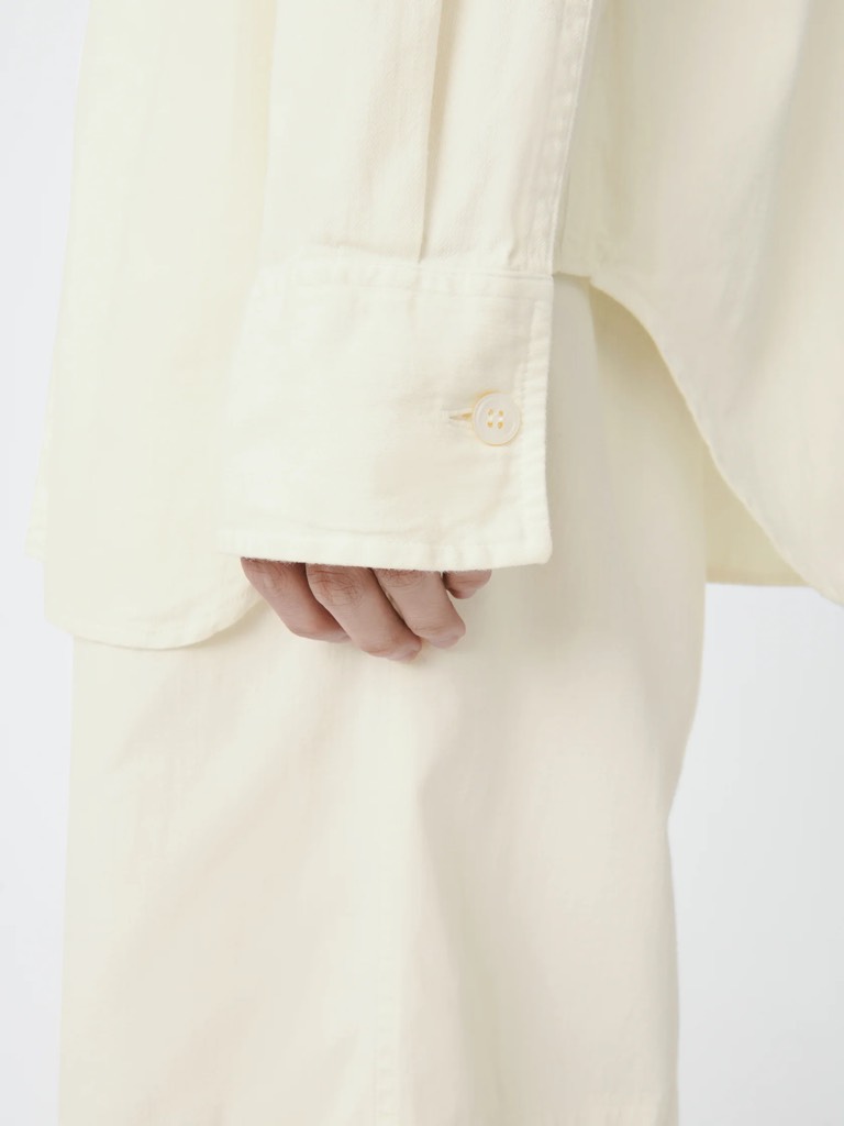 Clark Denim Shirt in Parchment