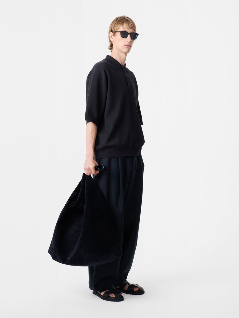 Rico Knitwear Shirt in Darkest Navy