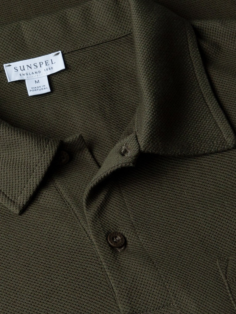 Riviera Polo Shirt in Pine Green