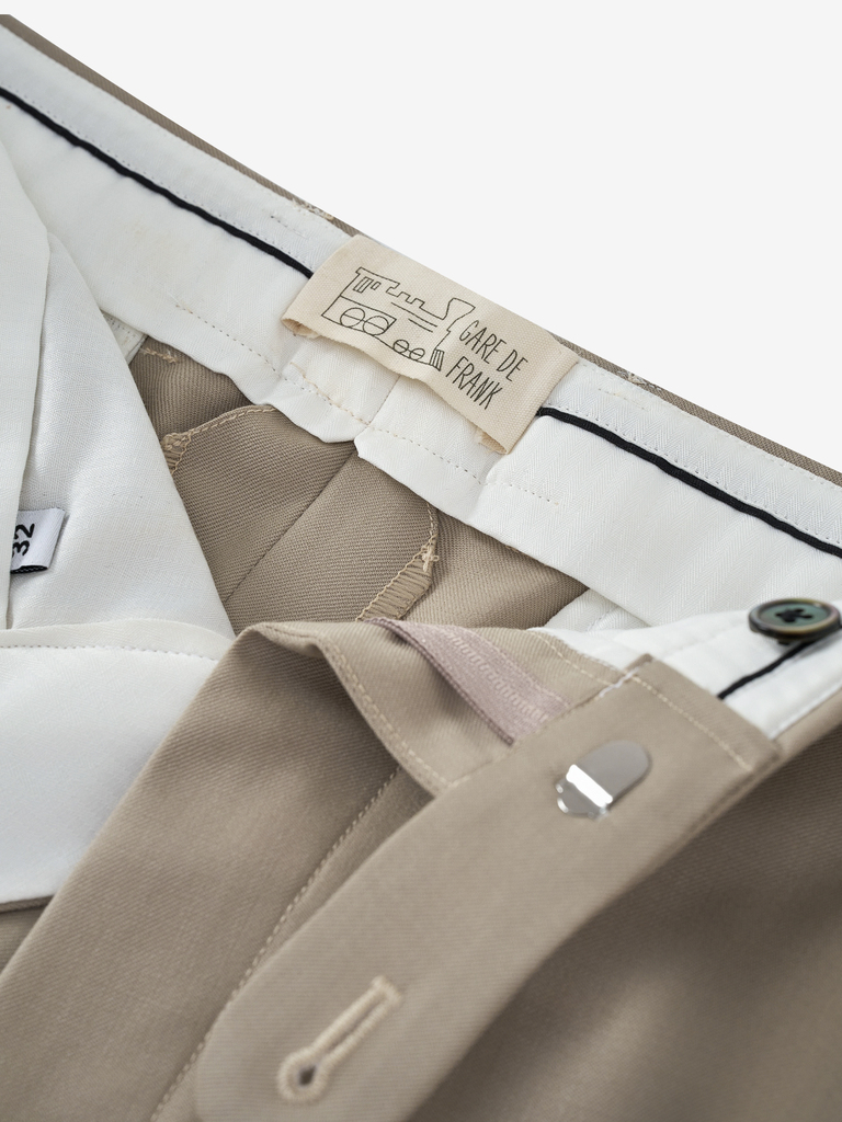 01 Caine Trousers | Beige