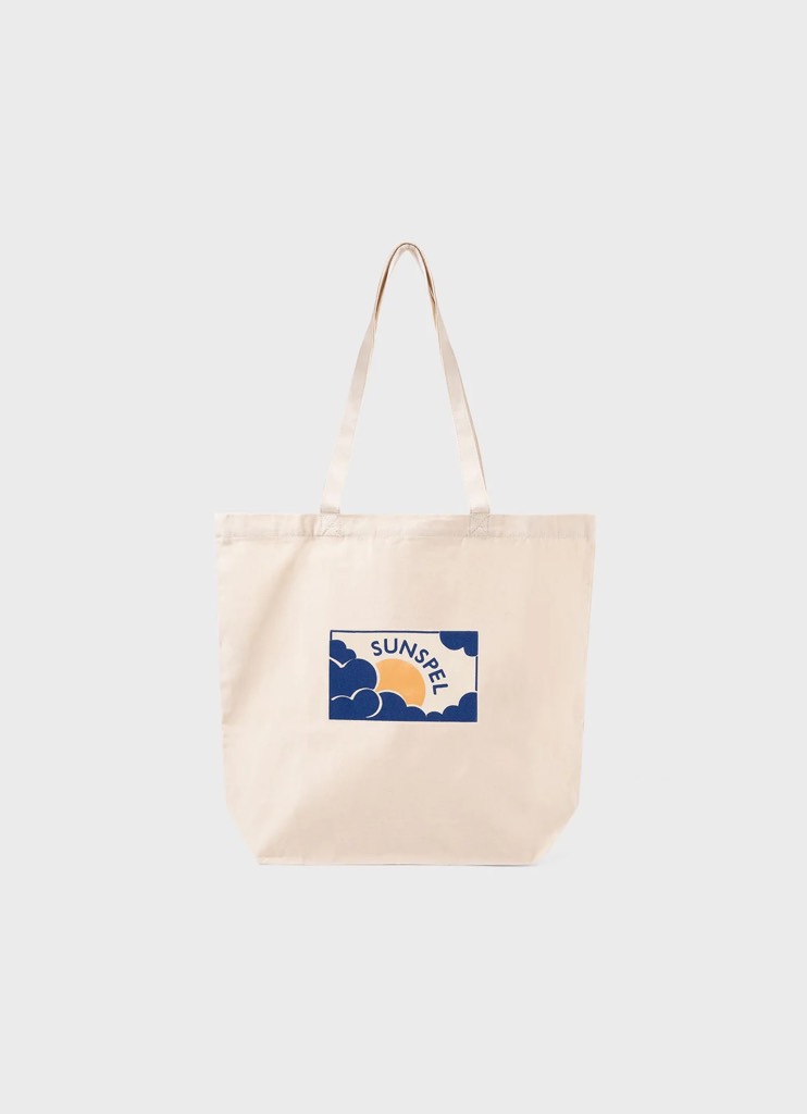 Canvas Tote Bag in Off White