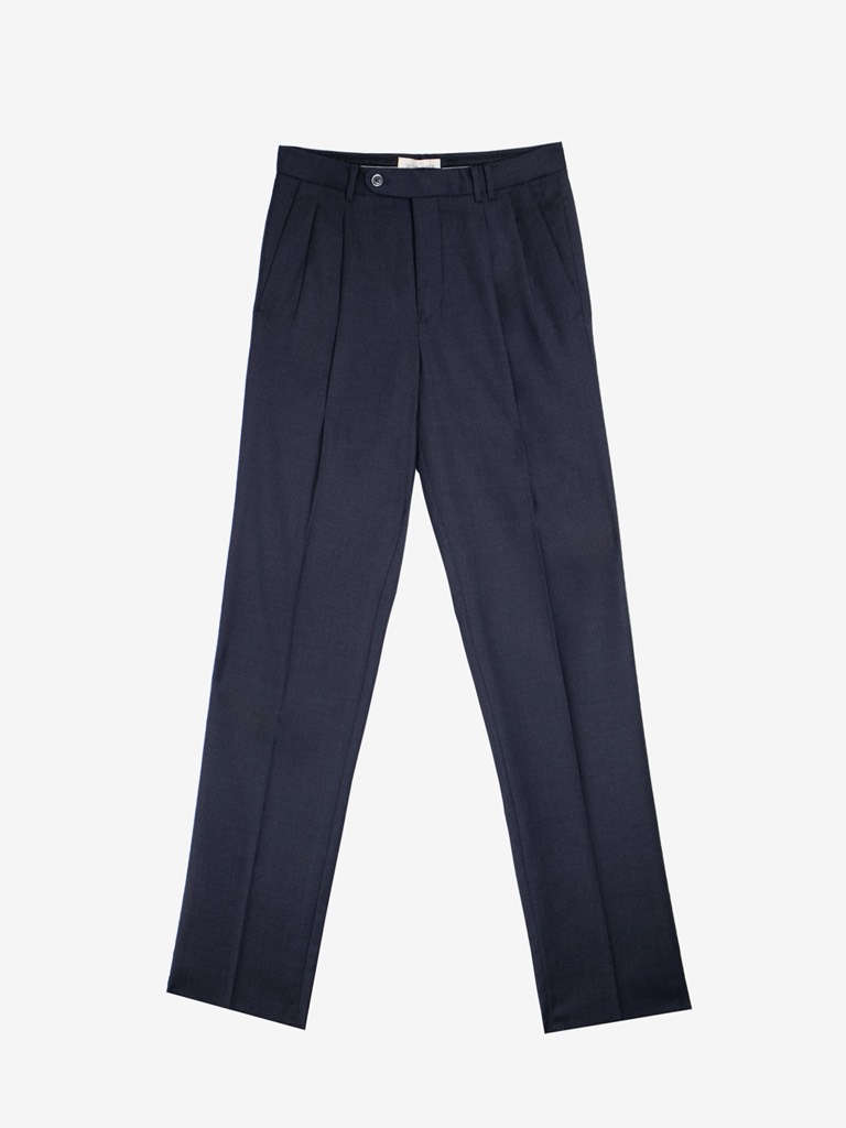 Two Pleat Trousers in Plomb 03P