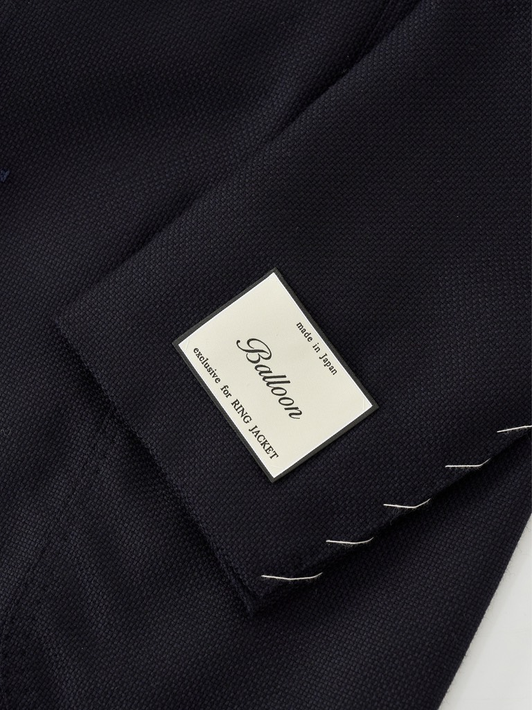 Dark Navy Balloon Blazer 04X