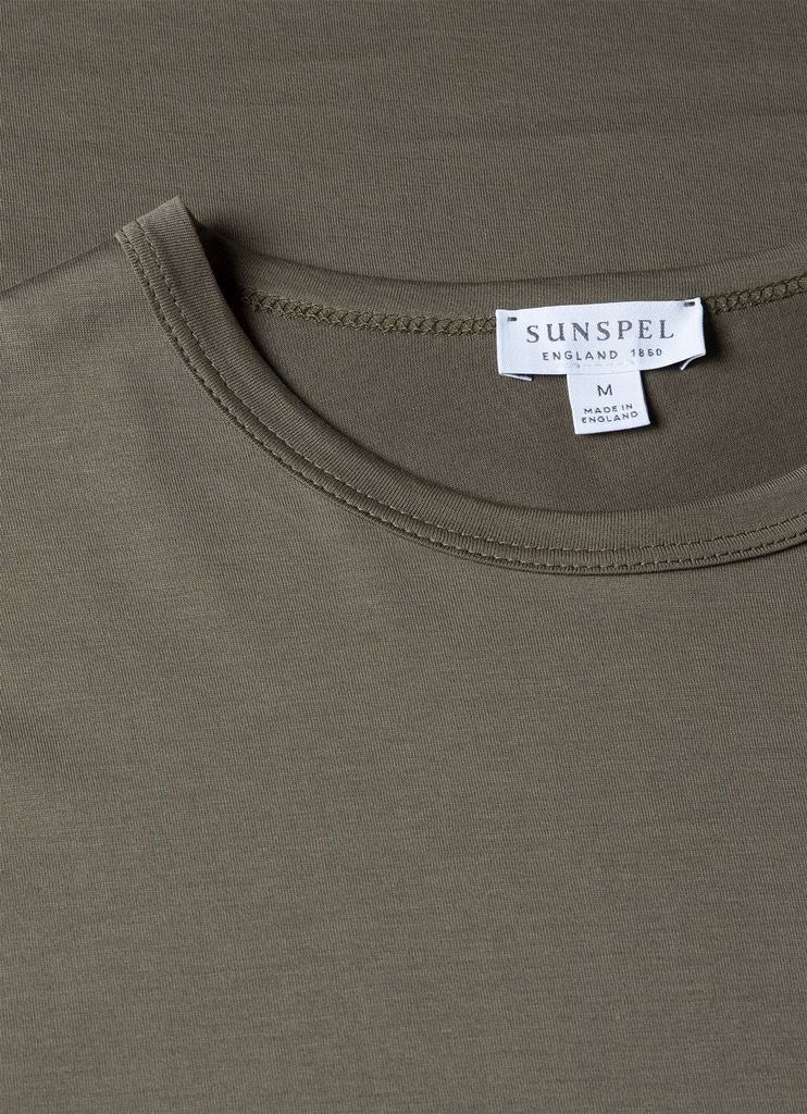 SS Crew Neck T Shirt in Khaki