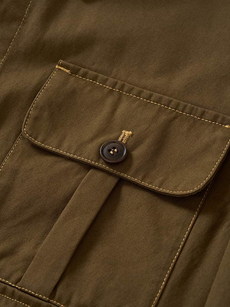 Olive Military Canvas Tivoli Jacket