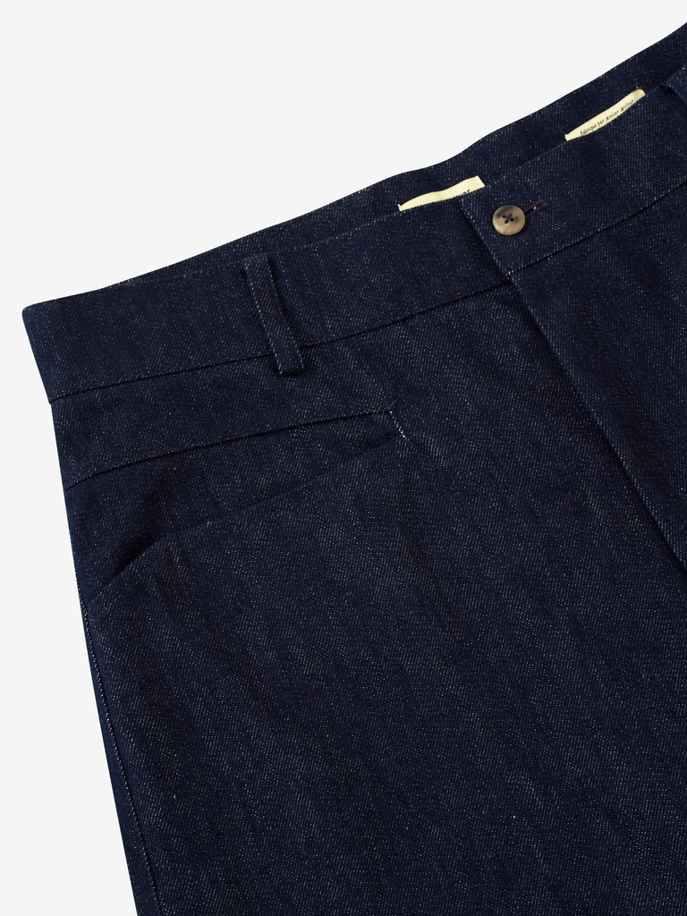 Indigo French Cotton Denim Gardian Trousers
