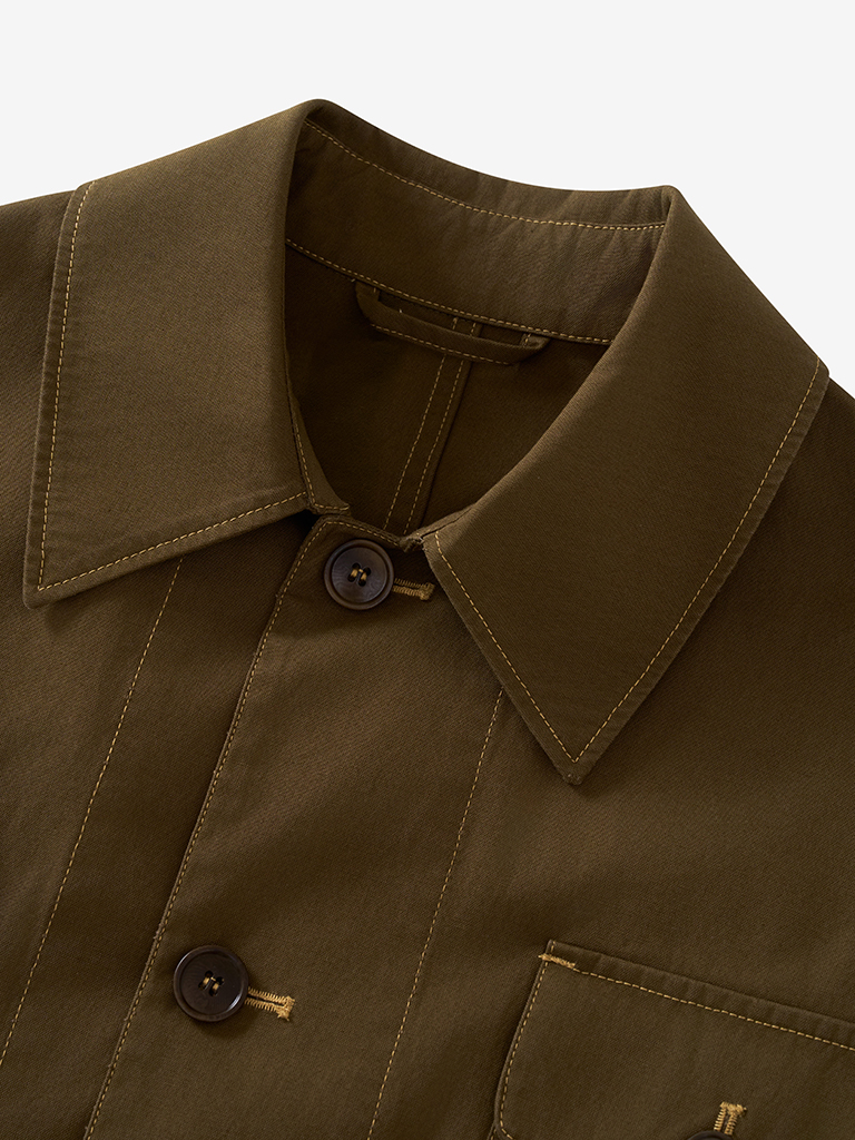 Olive Military Canvas Tivoli Jacket
