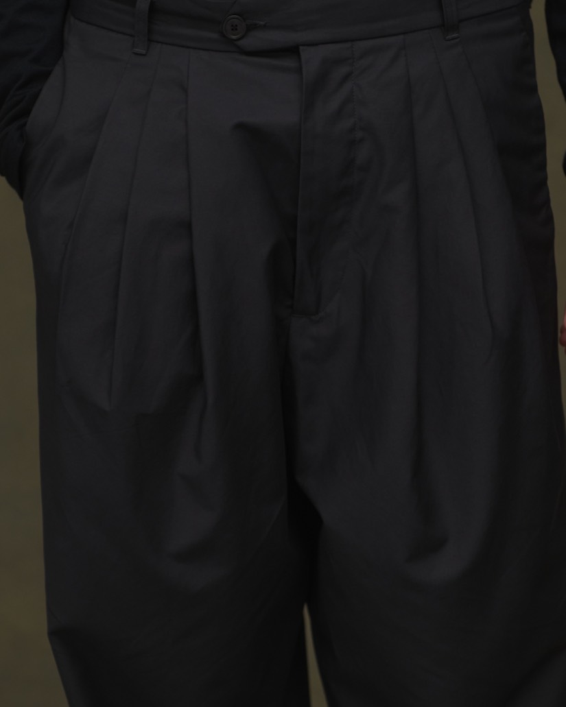 Quần 3 Pleated Pants In Wool Twill