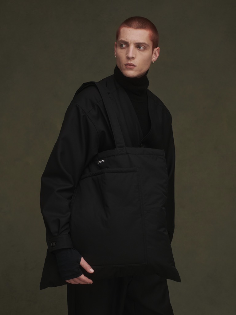 Túi Tote Bag in Black Cotton