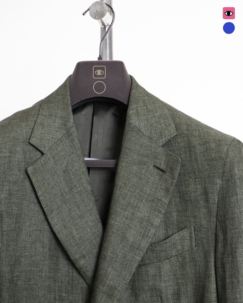 Aida Moss Green Linen Sport Jacket