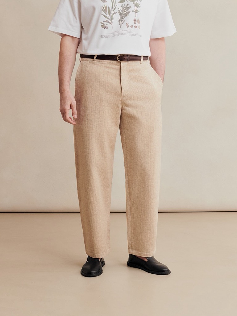 Balloon Trousers In Undyed