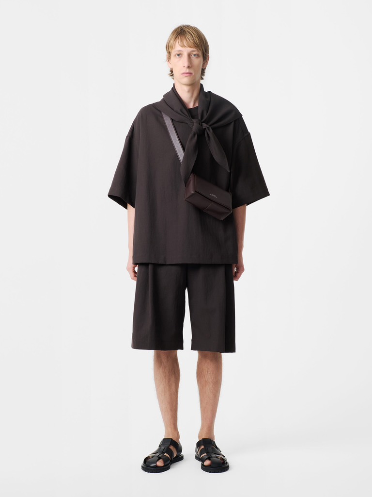 Cary Woven Scarf T-shirt in Muscat
