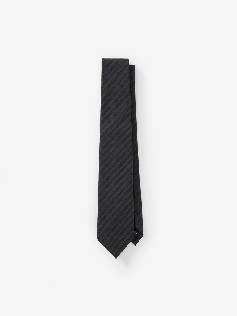 Shadow Striped Wool Tie