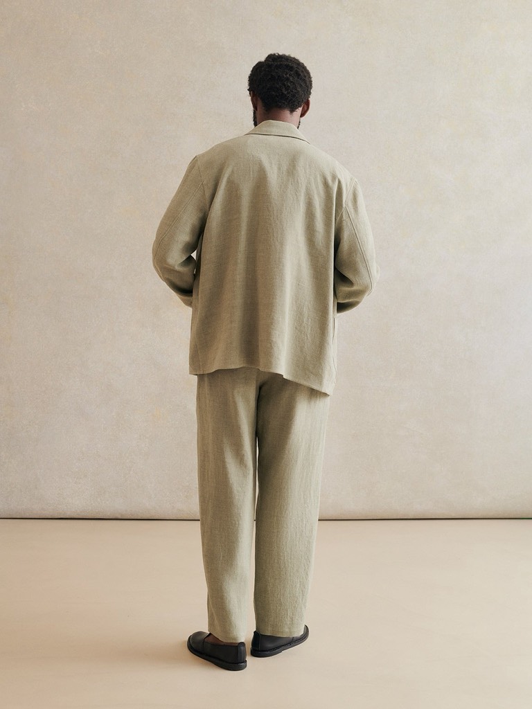 Traveler Jacket In Almond Green