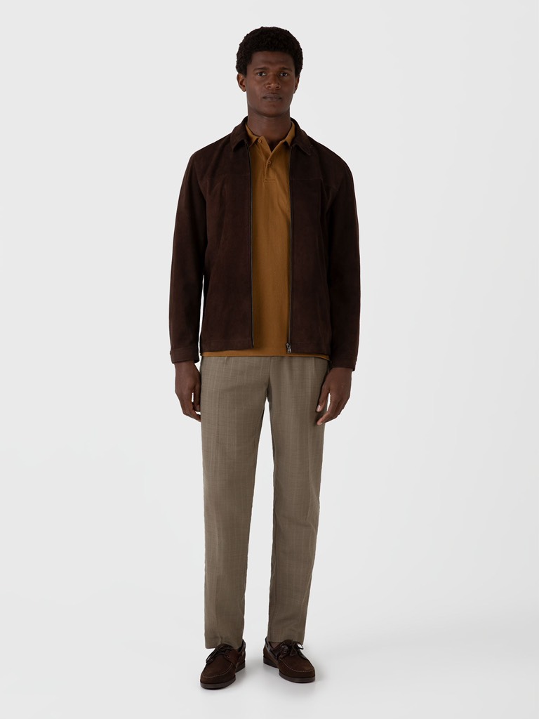Riviera Polo Shirt in Golden Brown