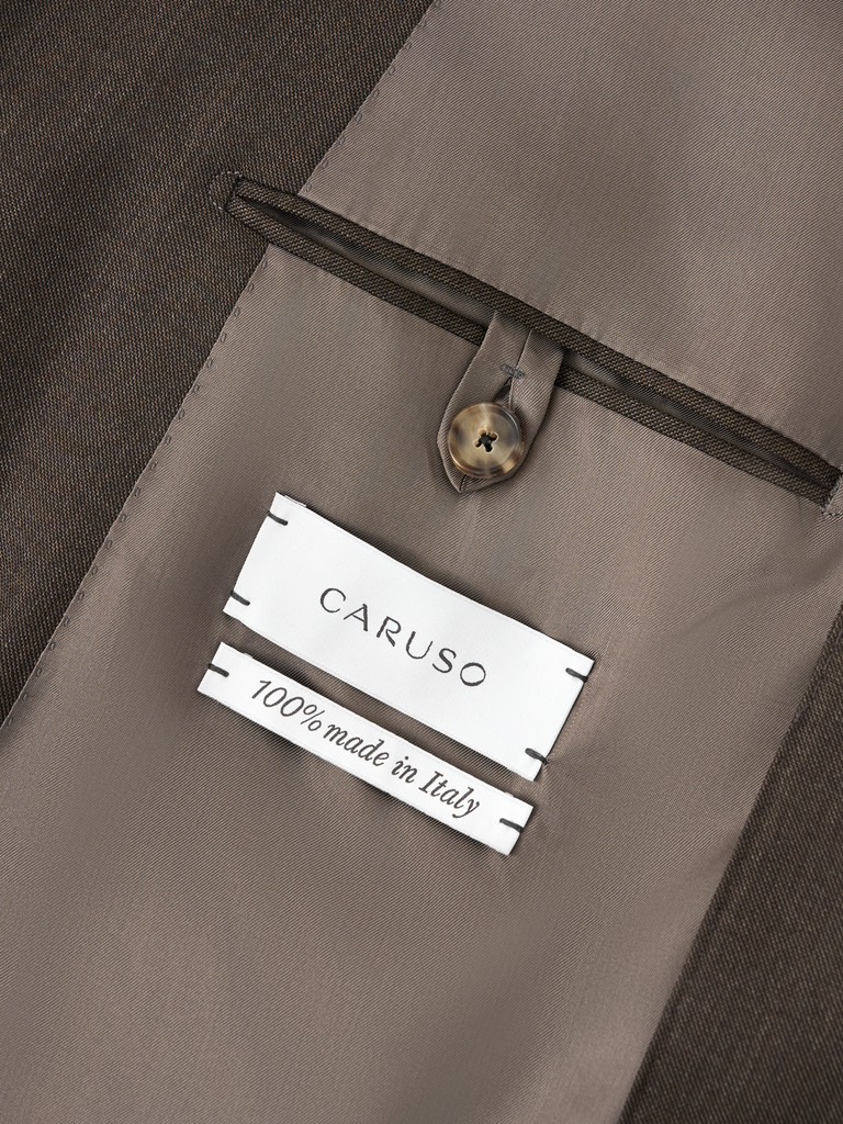 Norma Dark Beige Wool Suit
