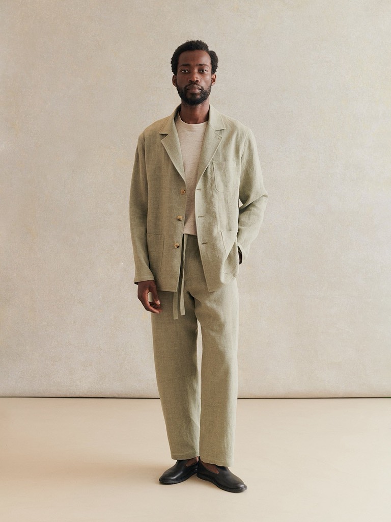 Traveler Jacket In Almond Green